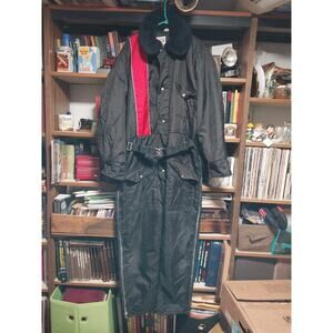 VTG Walls BLIZZARD-PRUF Insulated Snow Suit Coveralls Fur Collar Black XL Tall